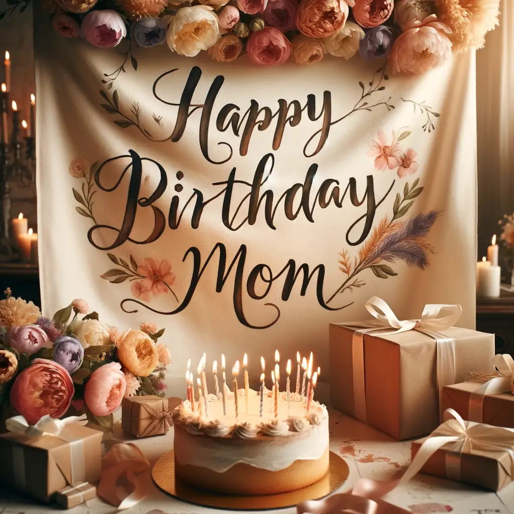 Heart touching Birthday image for Mom